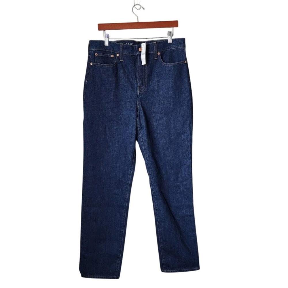 J.CREW Classic Straight dark wash jeans NEW WITH TAGS size‎ 31T TALL